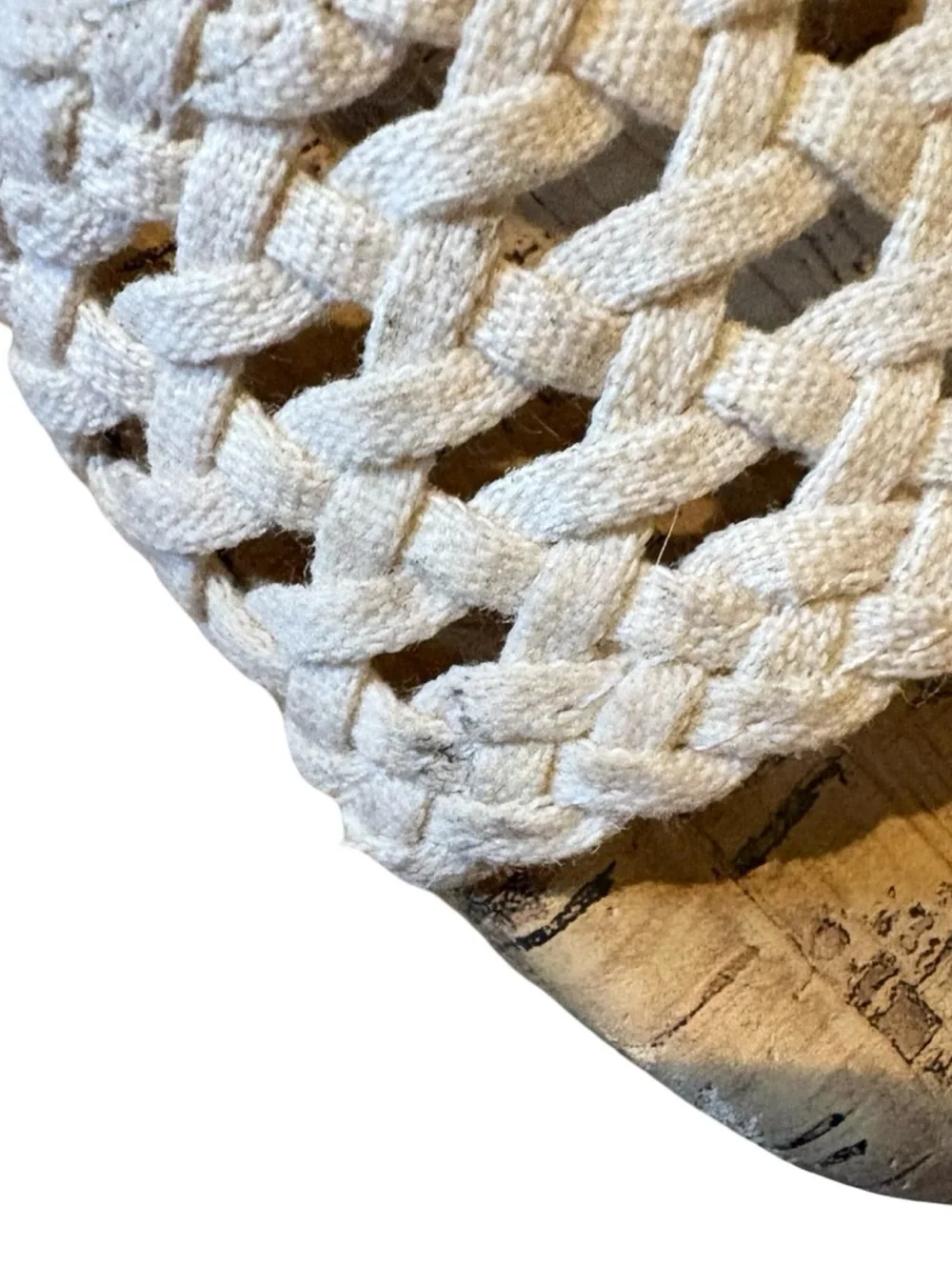 SO Strappy woven wedge sandals